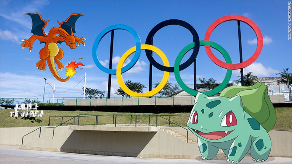 pokemon go chinh thuc co mat tai olympic 2016