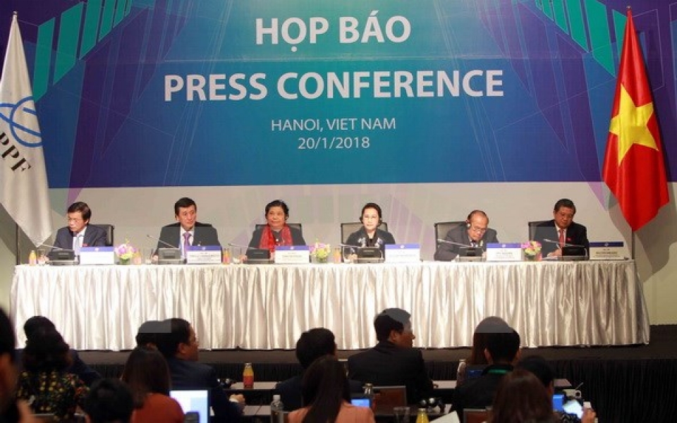 Họp báo về kết quả Hội nghị Diễn đàn Nghị viện châu Á-TBD lần thứ 26 hop bao ve ket qua hoi nghi dien dan nghi vien chau a tbd lan thu 26