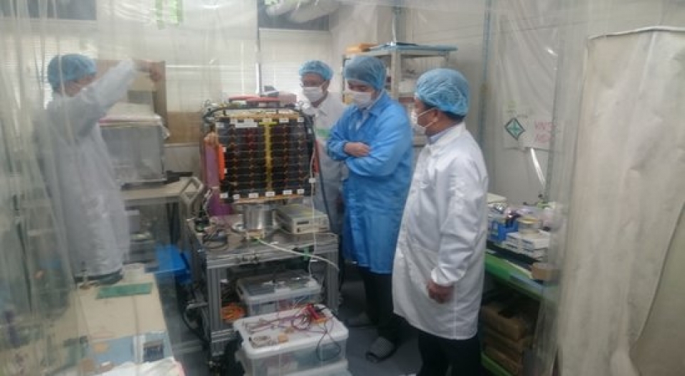 Vệ tinh Micro Dragon của Việt Nam được phóng vào quỹ đạo ve tinh micro dragon cua viet nam duoc phong vao quy dao