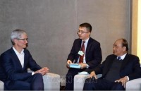 Thủ tướng Nguyễn Xuân Phúc tiếp lãnh đạo các Tập đoàn đa quốc gia bên lề WEF Davos 2019