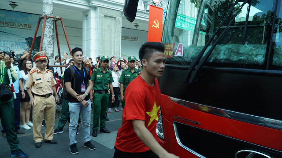 tuyen thu u23 viet nam dang huong tai tuong dai bac ho