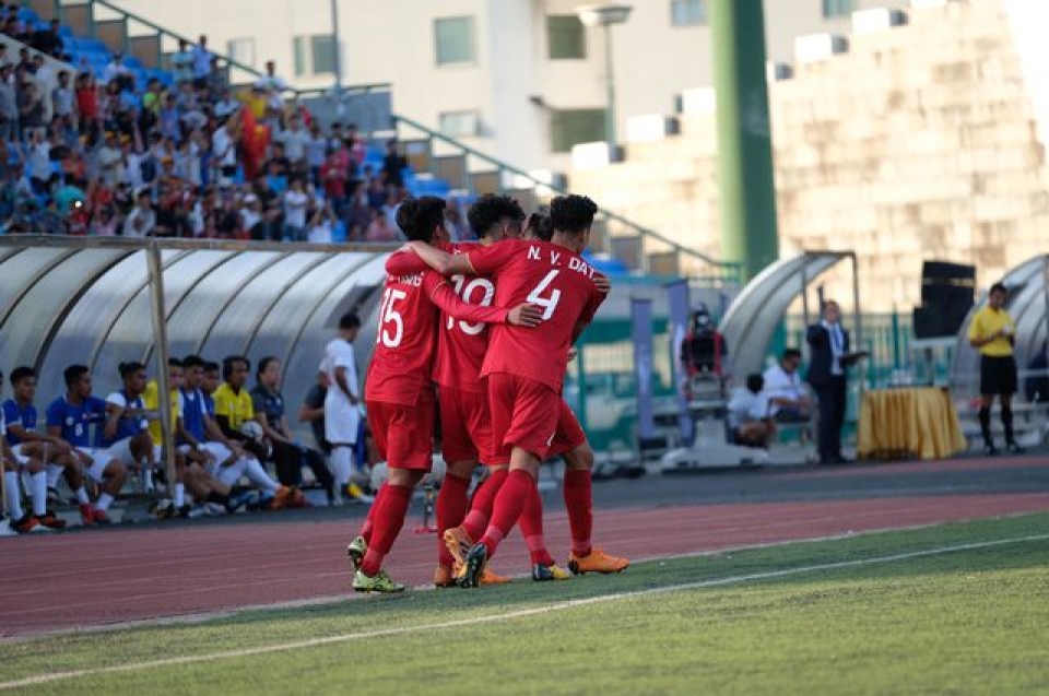 chien thang nhoc nhan u22 viet nam truoc u22 philippines