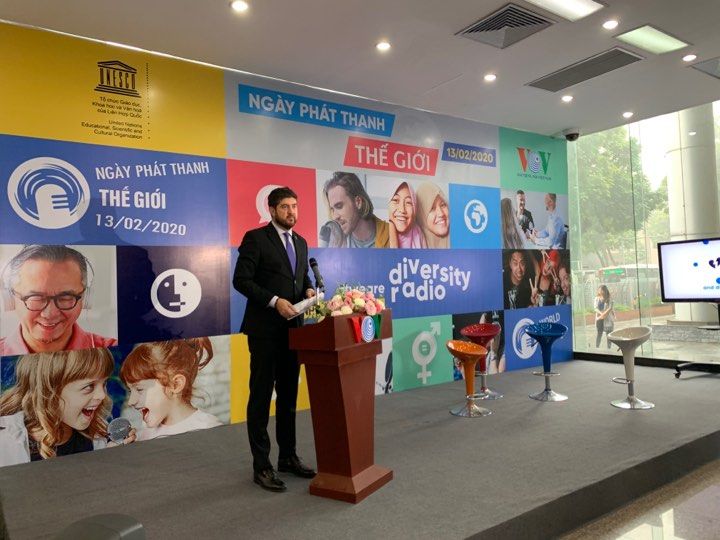 ngay phat thanh the gioi truong dai dien unesco tai viet nam neu cao vai tro cua dai phat thanh voi xa hoi