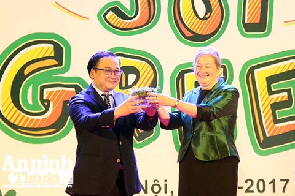 nhuom xanh ha noi de cung bao ve moi truong