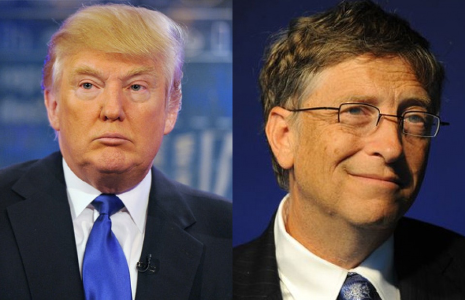 bill gates giau nhat the gioi vi tri cua trump giam manh