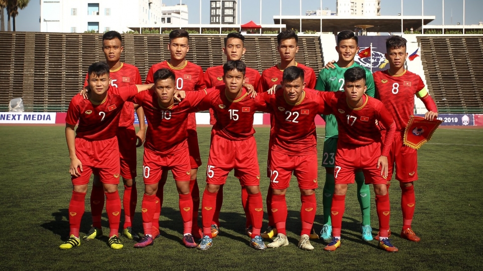 sea games 30 u22 viet nam cung nhom hat giong voi nhung doi yeu nhat