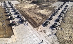 Bộ Quốc phòng Nga công bố video rút quân rầm rộ khỏi biên giới giáp Ukraine