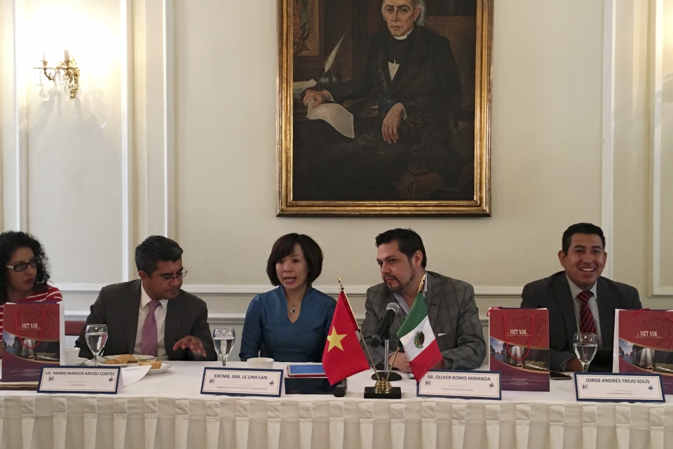 toa dam quan he huu nghi va hop tac giua viet nam va mexico