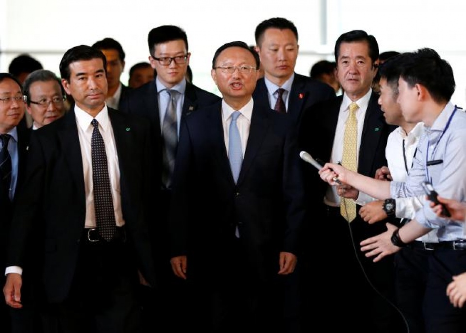 Nhật Bản muốn hợp tác với Trung Quốc về vấn đề Triều Tiên nha t ba n muon hop tac voi trung quo c ve va n de trie u tien