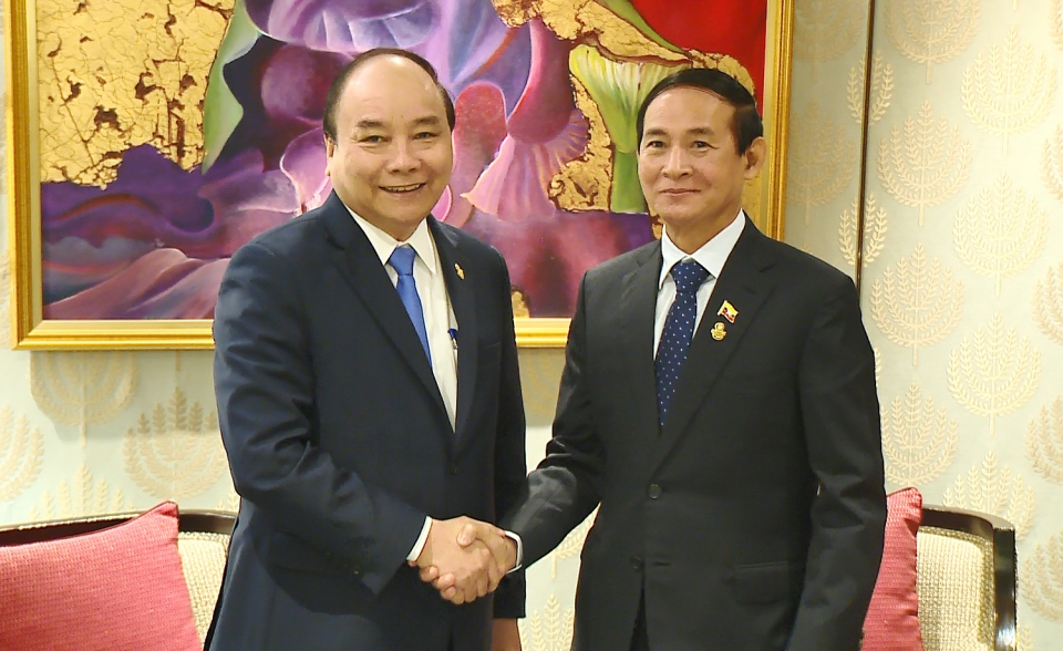 thu tuong gap lanh dao cac nuoc va tong thu ky asean