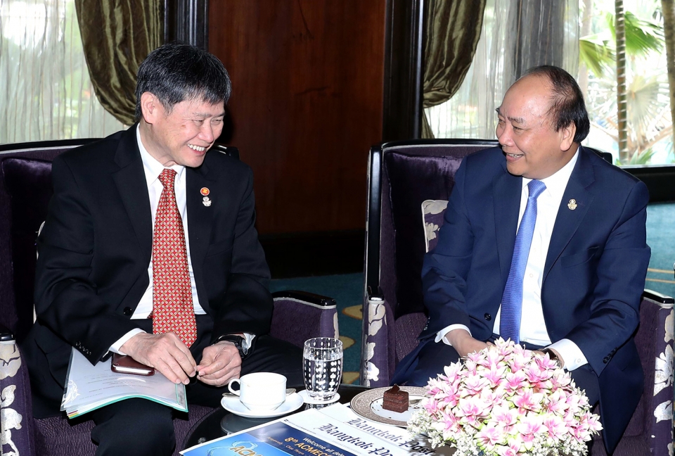 thu tuong gap lanh dao cac nuoc va tong thu ky asean