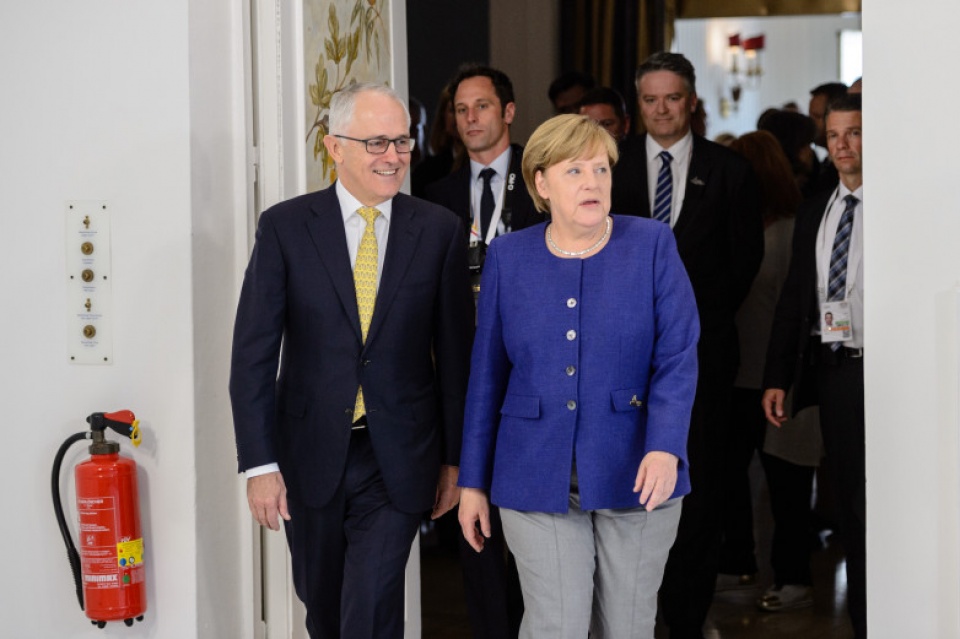 cac nha lanh dao the gioi ben le g20