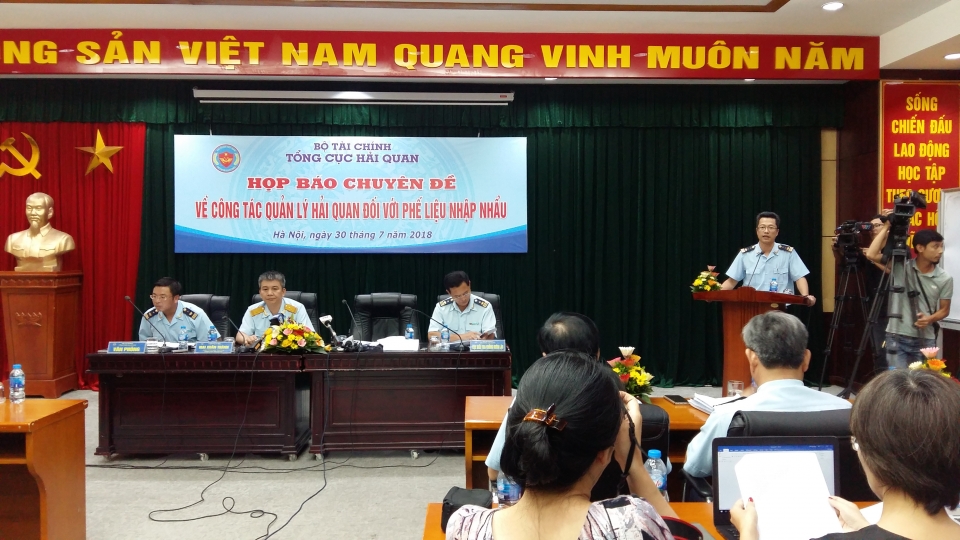 tong cuc hai quan tang cuong siet chat quan ly nhap khau phe lieu