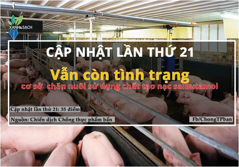tiep tuc phat hien chat tao nac salbutamol trong chan nuoi