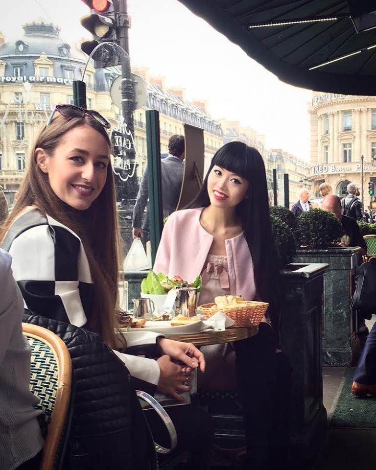 Check-in các nhà hàng sang chảnh Paris với siêu mẫu Việt check in cac nha hang sang chanh paris voi sieu mau viet