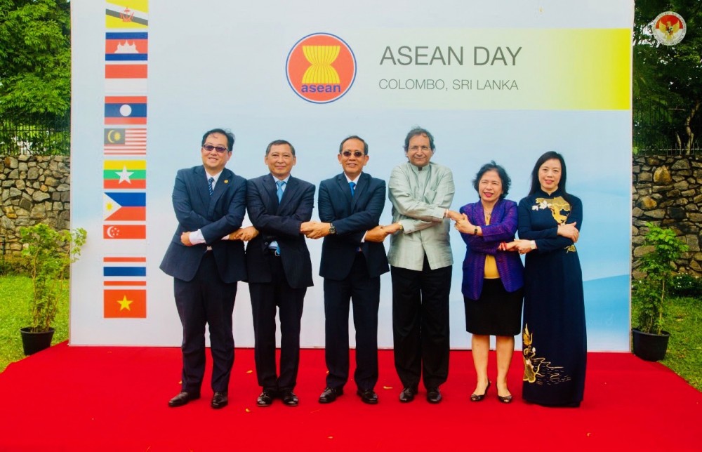 le thuong co ky niem 52 nam thanh lap asean tai colombo sri lanka