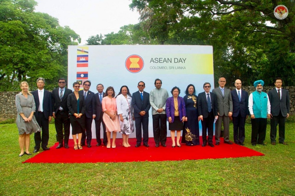le thuong co ky niem 52 nam thanh lap asean tai colombo sri lanka