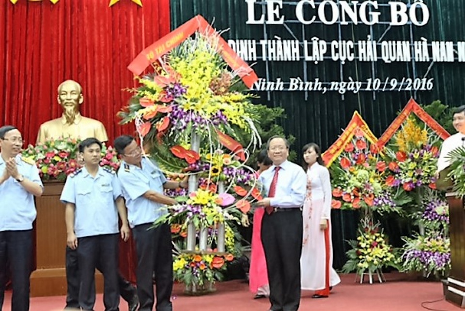 cong bo quyet dinh thanh lap cuc hai quan ha nam ninh