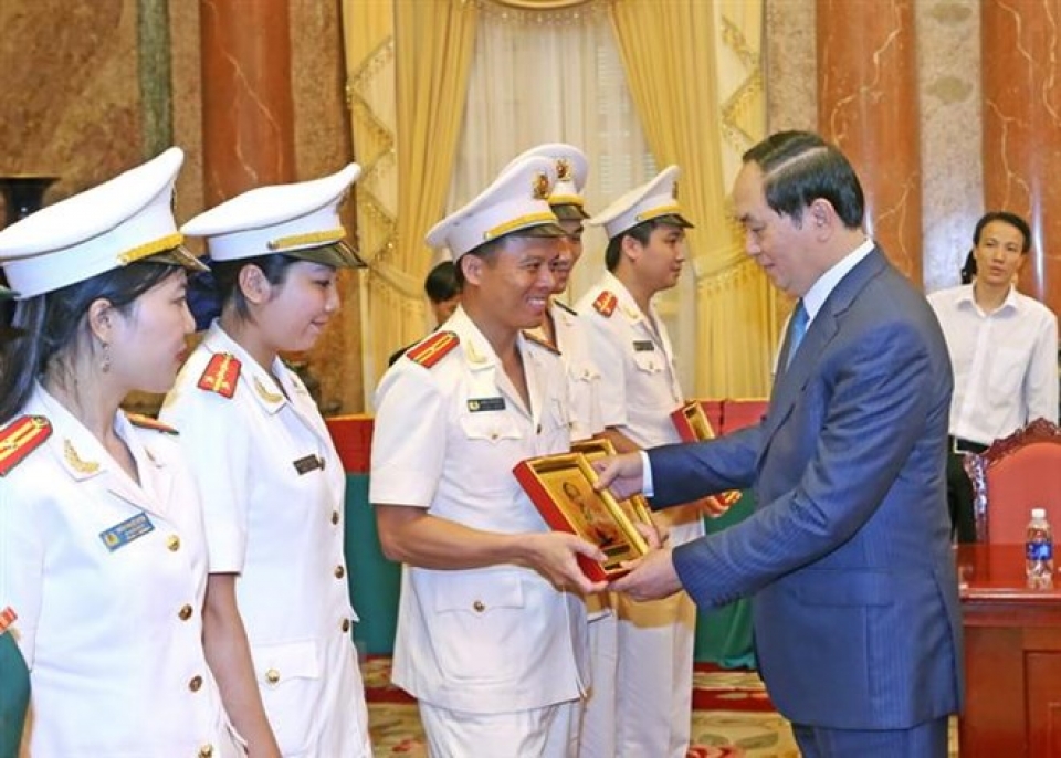 chu tich nuoc tran dai quang voi su nghiep bao ve an ninh trat tu