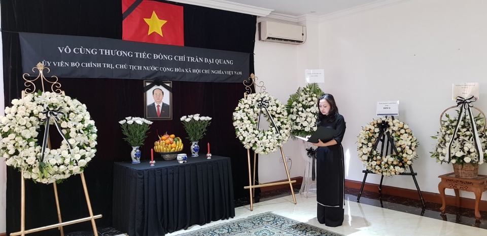 dai su quan cac nuoc tai myanmar vieng chu tich nuoc tran dai quang