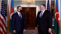 Không gặp mặt 3 bên, Ngoại trưởng Mỹ hội đàm với người đồng cấp Armenia, Azerbaijan