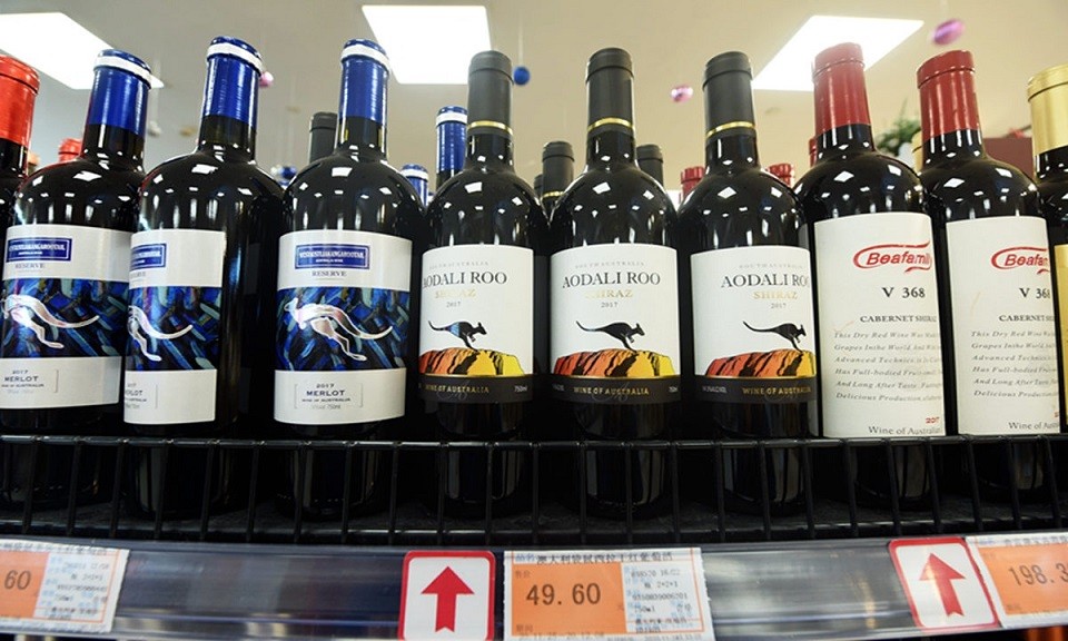 Giá trị xuất khẩu rượu vang của Australia giảm mức kỷ lục