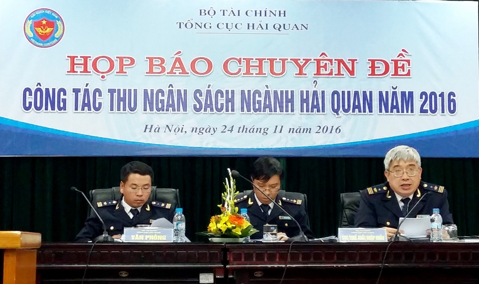 11 tháng, ngành Hải quan thu ngân sách đạt 88,7% dự toán 11 thang nganh hai quan thu ngan sach dat 887 du toan