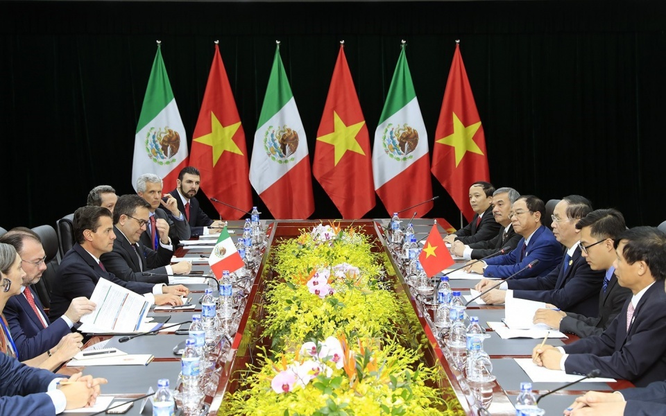 chu tich nuoc gap song phuong tong thong mexico