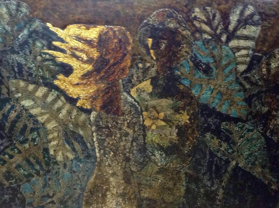 28 tieng yeu trong trien lam tranh son mai yeu