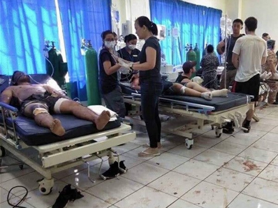 so nan nhan thuong vong trong hai vu danh bom o philippines tang len gan 70 nguoi