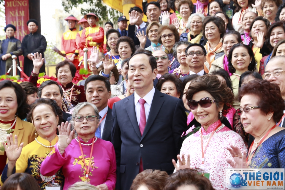 chu tich nuoc tran dai quang chu tri chuong trinh xuan que huong 2018