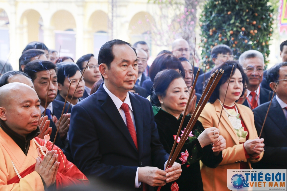 chu tich nuoc tran dai quang chu tri chuong trinh xuan que huong 2018