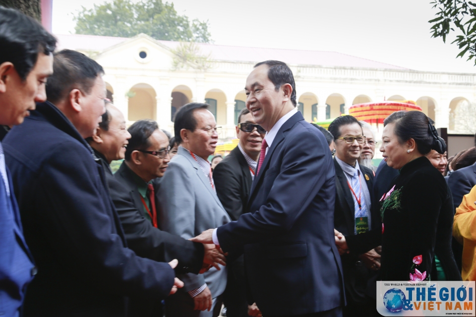 chu tich nuoc tran dai quang chu tri chuong trinh xuan que huong 2018