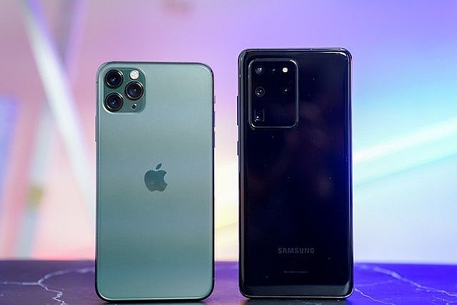 do toc do bo doi bom tan galaxy s20 ultra va iphone 11 pro max