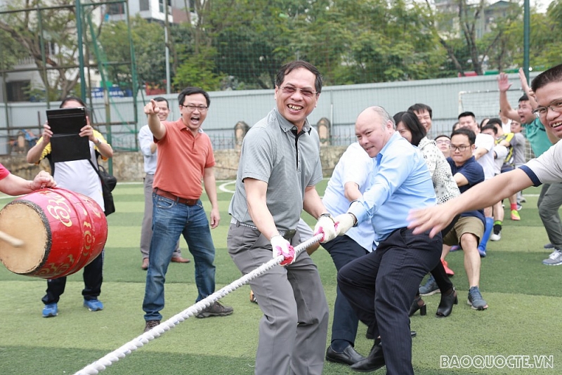 Công đoàn Bộ Ngoại giao tổ chức Hội thao Xuân 2021 Công đoàn Bộ Ngoại giao tổ chức Hội thao Xuân 2021