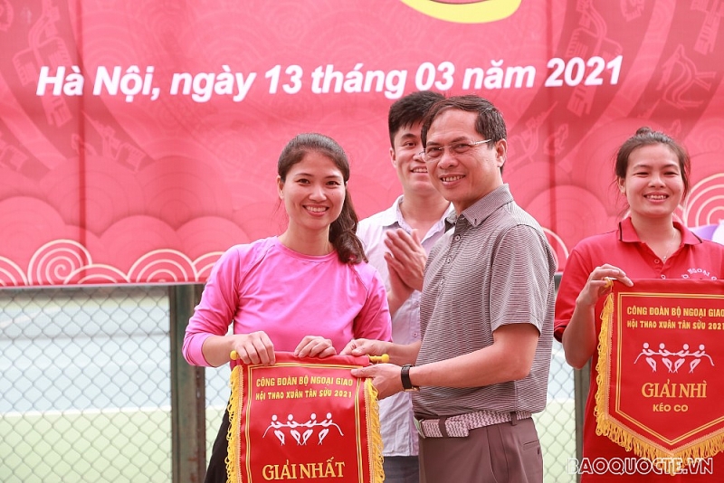 Công đoàn Bộ Ngoại giao tổ chức Hội thao Xuân 2021 Công đoàn Bộ Ngoại giao tổ chức Hội thao Xuân 2021