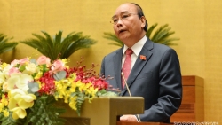 Thủ tướng Nguyễn Xuân Phúc trình bày Báo cáo tổng kết công tác của Chính phủ nhiệm kỳ 2016-2021