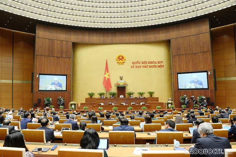 Chủ tịch nước Nguyễn Phú Trọng trình bày Báo cáo công tác nhiệm kỳ 2016-2021