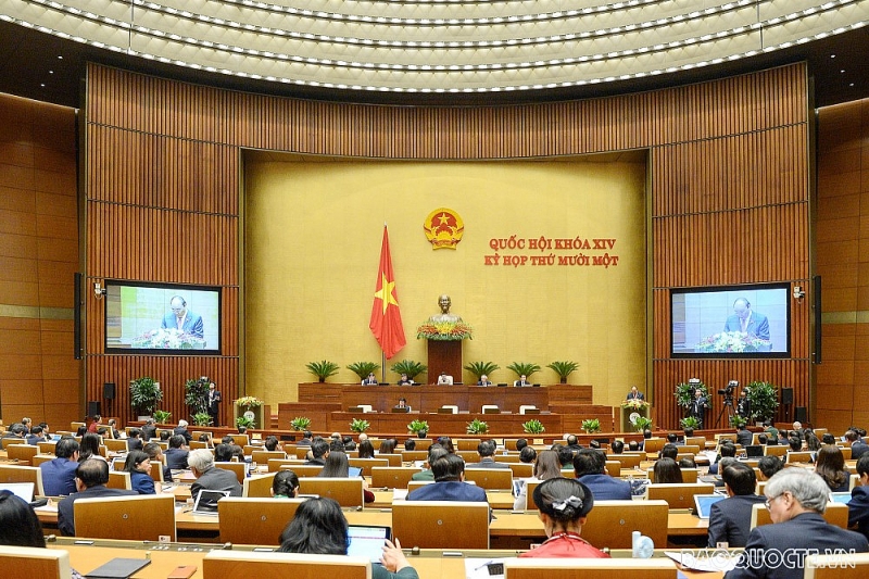 Thủ tướng Nguyễn Xuân Phúc trình bày Báo cáo tổng kết công tác của Chính phủ nhiệm kỳ 2016-2021