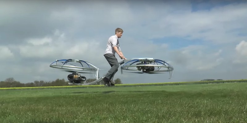 Xe đạp bay - phương tiện giao thông tương lai? xe dap bay phuong tien giao thong tuong lai