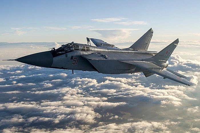 MiG-31BM của Nga tập tránh đòn tấn công của đối phương