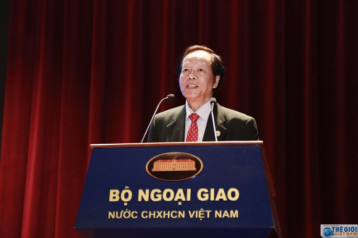 dang bo bo ngoai giao to chuc buoi noi chuyen chuyen de ve tu tuong ngoai giao ho chi minh