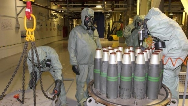 Mỹ tuyên bố về tiêu hủy vũ khí hóa học