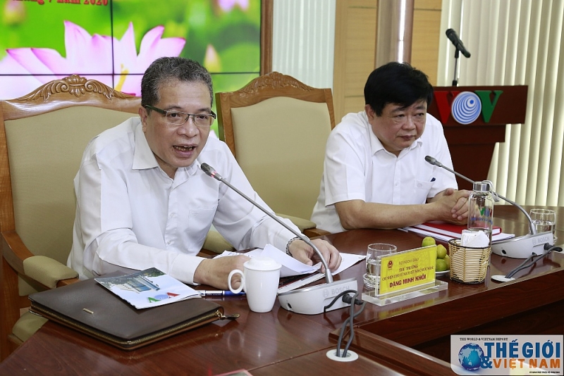 thu truong ngoai giao dang minh khoi lam viec voi lanh dao dai tieng noi viet nam