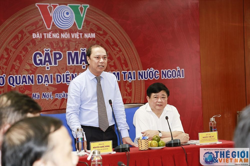 doan truong co quan dai dien lam viec voi lanh dao thong tan xa viet nam va tieng noi nam