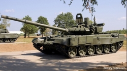 Nga đưa xe tăng khủng nhất đến phòng thủ Crimea