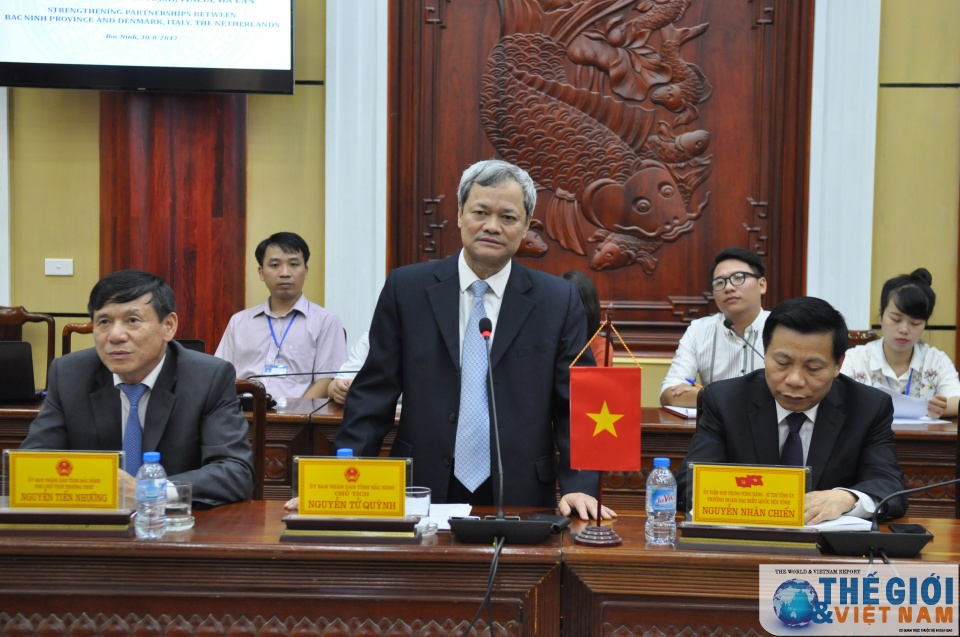 bac ninh thuc day quan he hop tac voi dan mach italy va ha lan