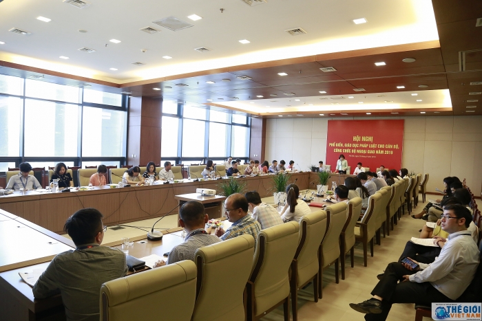 hoi nghi pho bien giao duc phap luat nam 2019 cho can bo bo ngoai giao