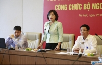 Hội nghị Phổ biến, giáo dục pháp luật năm 2019 cho cán bộ Bộ Ngoại giao