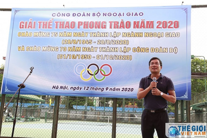 cong doan bo ngoai giao to chuc le be mac giai the thao phong trao nam 2020